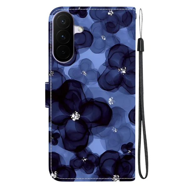 Калъф тефтер Samsung Galaxy A27 5G, сини цветя 2