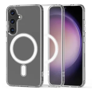 MagSafe Compatible Case for Samsung Galaxy S25, Transparent
