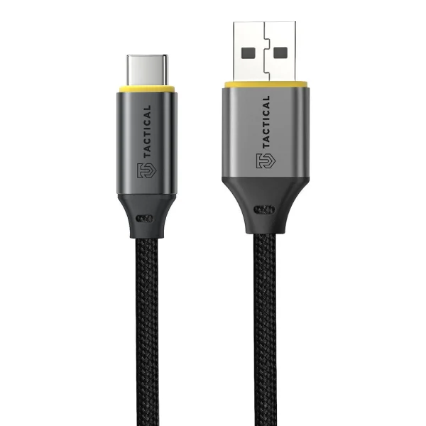 Кабел Tactical Fast Rope Aramid 2.0, USB-A/USB-C, 2m, черен 1