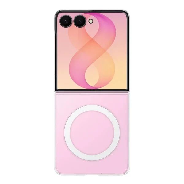 Калъф Samsung Clear Magnet Cover, съвместим с MagSafe за Galaxy Z Flip 8 (EF-CF776CTE), прозрачен 1