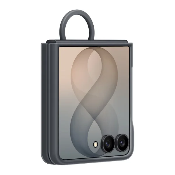 Калъф Samsung Silicone Magnetic Cover, съвместим с Magsafe with Ring за Galaxy Z Flip 8 (EF-EF776CBE), черен 2