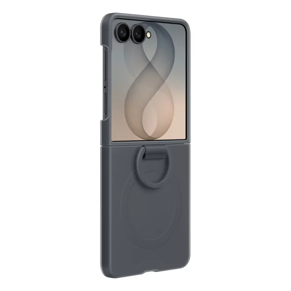 Калъф Samsung Silicone Magnetic Cover, съвместим с Magsafe with Ring за Galaxy Z Flip 8 (EF-EF776CBE), черен 4