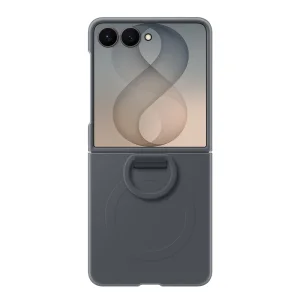 Калъф Samsung Silicone Magnetic Cover, съвместим с Magsafe with Ring за Galaxy Z Flip 8 (EF-EF776CBE), черен 3