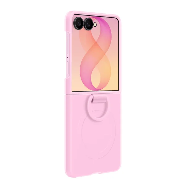 Калъф Samsung Silicone Magnetic Cover, съвместим с Magsafe with Ring за Galaxy Z Flip 8 (EF-EF776CVE), розов 4