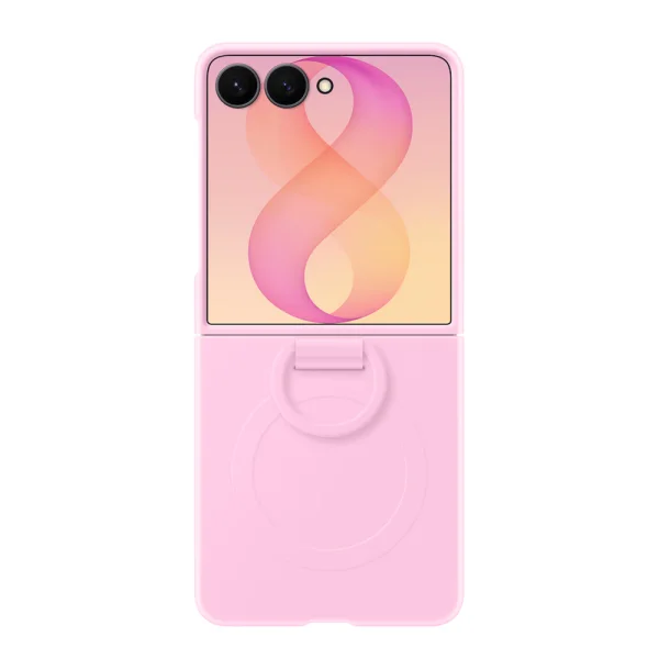Калъф Samsung Silicone Magnetic Cover, съвместим с Magsafe with Ring за Galaxy Z Flip 8 (EF-EF776CVE), розов 3