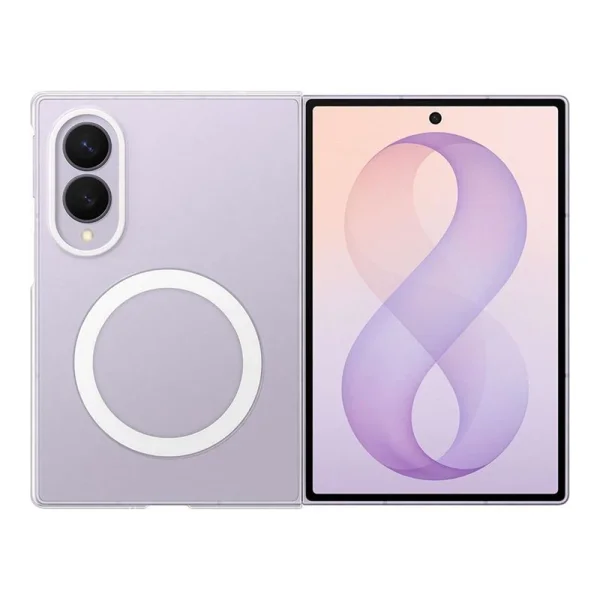 Калъф Samsung Clear Magnet Cover, съвместим с Magsafe за Galaxy Z Fold 8 (EF-CF971CTE), прозрачен 3