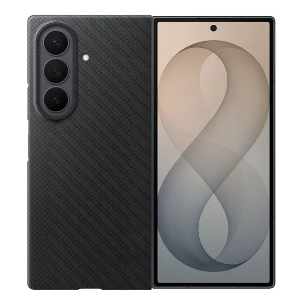 Калъф Samsung Carbon Magnet Case, съвместим с Magsafe за Galaxy Z Fold 8 Ultra (EF-KF976SBE), черен 3