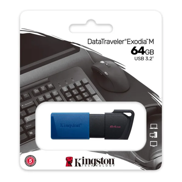 Флаш памет 64GB USB 3.2 DTXM KINGSTON, черен 3