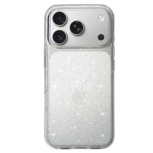 Kалъф Crystal Glitter за iPhone 18 Pro Max, сребърен