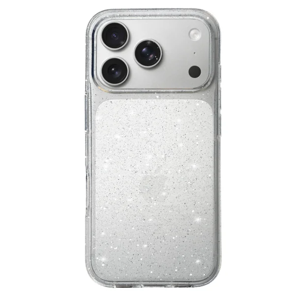 Crystal Glitter case for iPhone 17 Pro / 18 Pro, silver 1