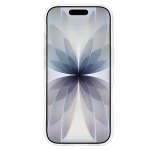 Glitter case, compatible with Magsafe for iPhone 17, transparent 3