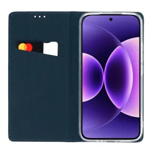 Тефтер Magnetic Book Case за Xiaomi 17, син 3