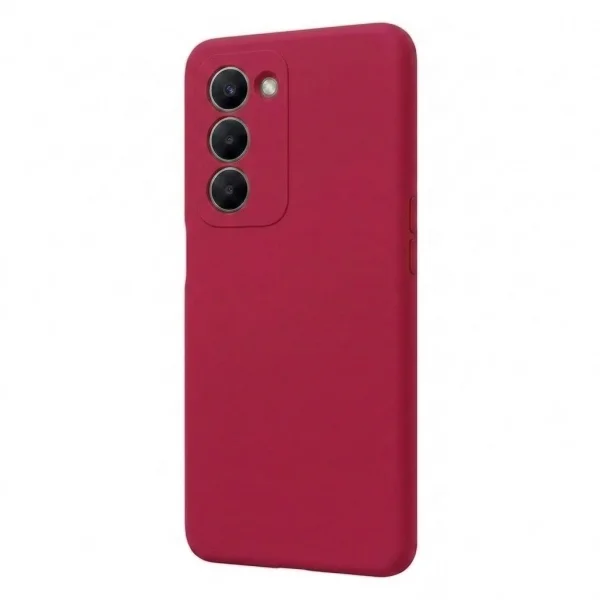 Калъф Silicone Lite за Oppo A5 5G, тъмно розов 2