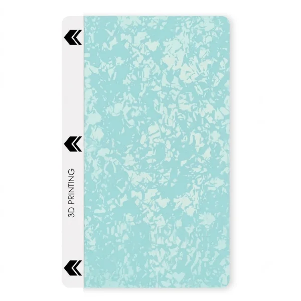 Custom Cut Phone Film Protector (Back), blue marble 2