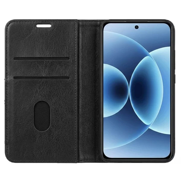 Cubic wallet case for Xiaomi 17, black 2