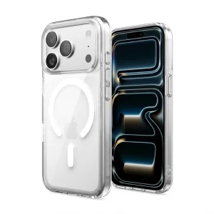 Калъф Mag Cover MagSF, съвместим с Magsafe за Iphone 18 Pro Max, прозрачен