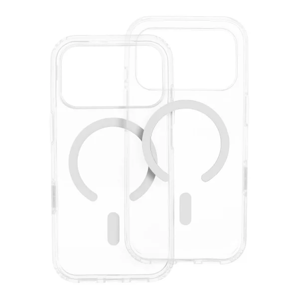 Case Forcell F-Protect Clear Case MagSF, compatible with Magsafe for iPhone 18 Pro, transparent 2