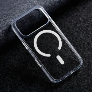 Case Forcell F-Protect Clear Case MagSF, compatible with Magsafe for iPhone 18 Pro, transparent 4