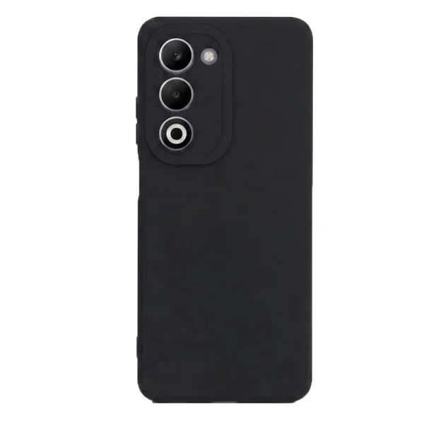 Matt Silicone Case for Oppo A5 5G, black 2