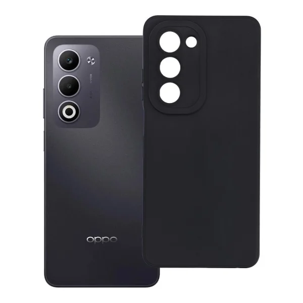 Matt Silicone Case for Oppo A5 5G, black 1