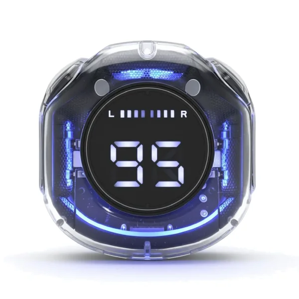 Слушалки TWS Blue Star TX1 AirCrystal, черен 5