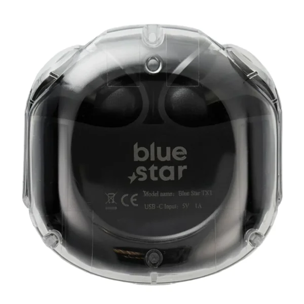 Слушалки TWS Blue Star TX1 AirCrystal, черен 2
