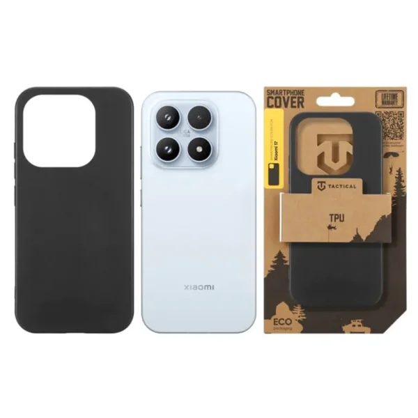 Silicone case Tactical Cover for Xiaomi 17, black 3