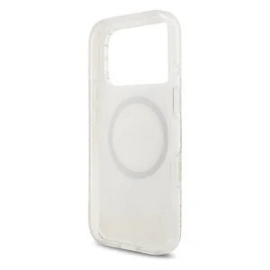 Guess IML Flowers Allover Strap case, Magsafe compatible for iPhone 17 Pro Max / iPhone 18 Pro Max, white 5