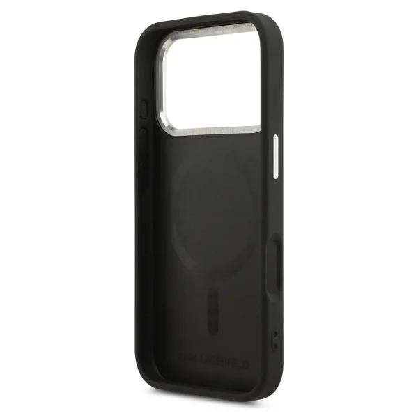 Karl Lagerfeld PU RSG Logo Case, MagSafe compatible for iPhone 18 Pro, black 6