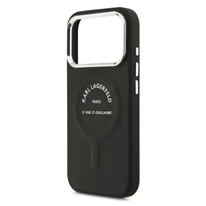 Karl Lagerfeld PU RSG Logo Case, compatible with Magsafe for iPhone 18 Pro Max, black 5