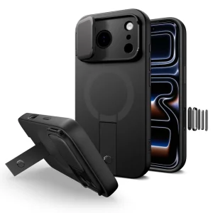 Калъф Tech-Protect Kevlar Aura, съвместим с Magsafe за Iphone 18 Pro Max, черен