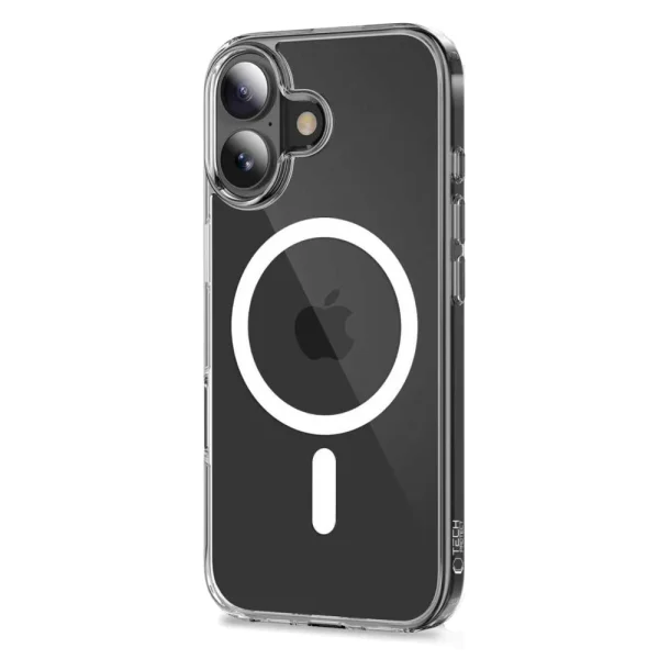 Case Tech-Protect Flexair Hybrid, compatible with Magsafe for Iphone 17, transparent 2