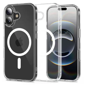 Калъф Tech-Protect Flexair Hybrid, съвместим с Magsafe за Iphone 17, прозрачен
