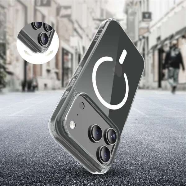 Tech-Protect Flexair Hybrid MagSafe Compatible Case for Iphone 18 Pro Max, transparent 4