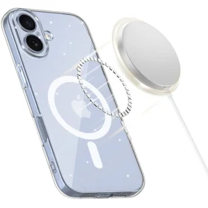 Tech-Protect Flexair Case, MagSafe Compatible for Iphone 17, Transparent 3