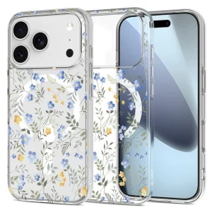 Калъф Tech-Protect Flexair, съвместим с Magsafe за Iphone 18 Pro Max, цветя