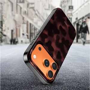 Tech-Protect Lamano Case, compatible with Magsafe for Iphone 18 Pro Max, black-red 5