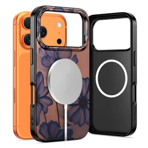 Tech-Protect Lamano Case, compatible with Magsafe for Iphone 18 Pro Max, flowers 3