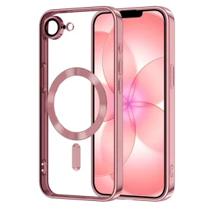 Tech-Protect Magflex Case, compatible with MagSafe for iPhone 16e/17e, Rose Gold 3