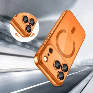 Tech-Protect Magflex Case, compatible with Magsafe for Iphone 18 Pro Max, orange 4