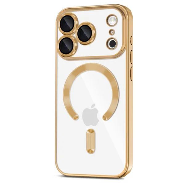 Tech-Protect Magflex Case, compatible with Magsafe for Iphone 18 Pro Max, gold 2