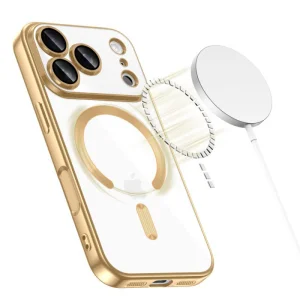 Tech-Protect Magflex Case, compatible with Magsafe for Iphone 18 Pro Max, gold 3