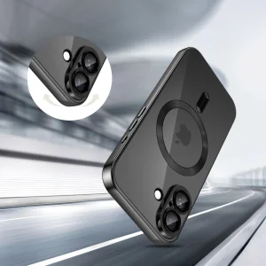 Tech-Protect Magflex Case, Compatible with MagSafe for Iphone 17, black 4