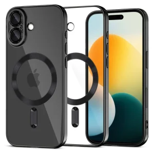 Калъф Tech-Protect Magflex, съвместим с Magsafe за Iphone 17, черен