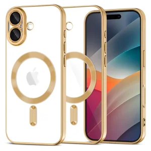 Калъф Tech-Protect Magflex, съвместим с Magsafe за Iphone 17, златен