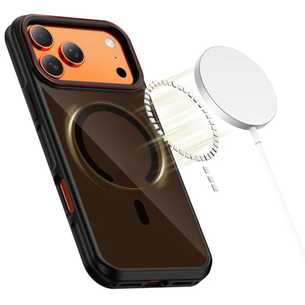 Tech-Protect Maghybrid case, compatible with Magsafe for iPhone 18 Pro, black 4