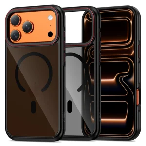 Калъф Tech-Protect Maghybrid, съвместим с Magsafe за iPhone 18 Pro Max, черен