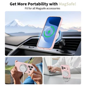 Калъф Tech-Protect Silicone, съвместим с Magsafe за Iphone 18 Pro, светло розов 3