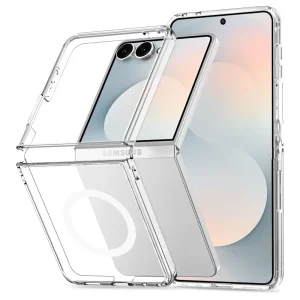 Калъф Tech-Protect Flexair Hybrid, съвместим с Magsafe за Samsung Galaxy Z Flip 8, прозрачен