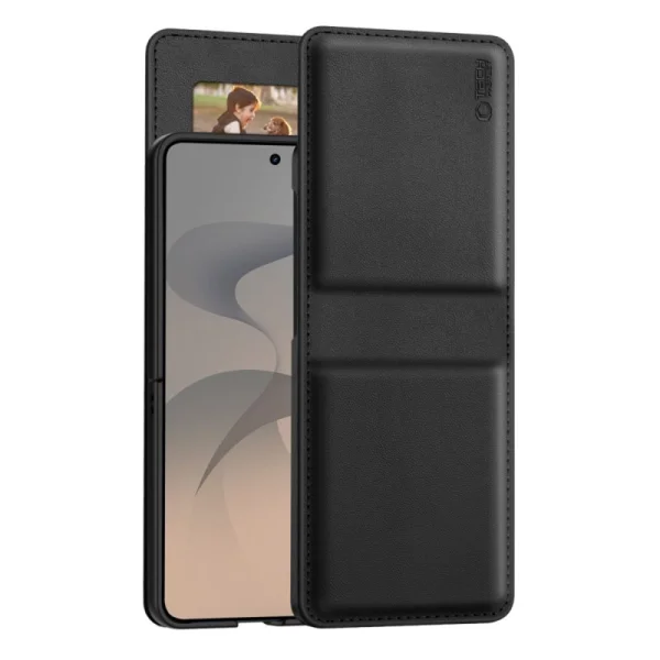 Калъф Tech-Protect WALLET за Samsung Galaxy Z Flip 8, черен 2